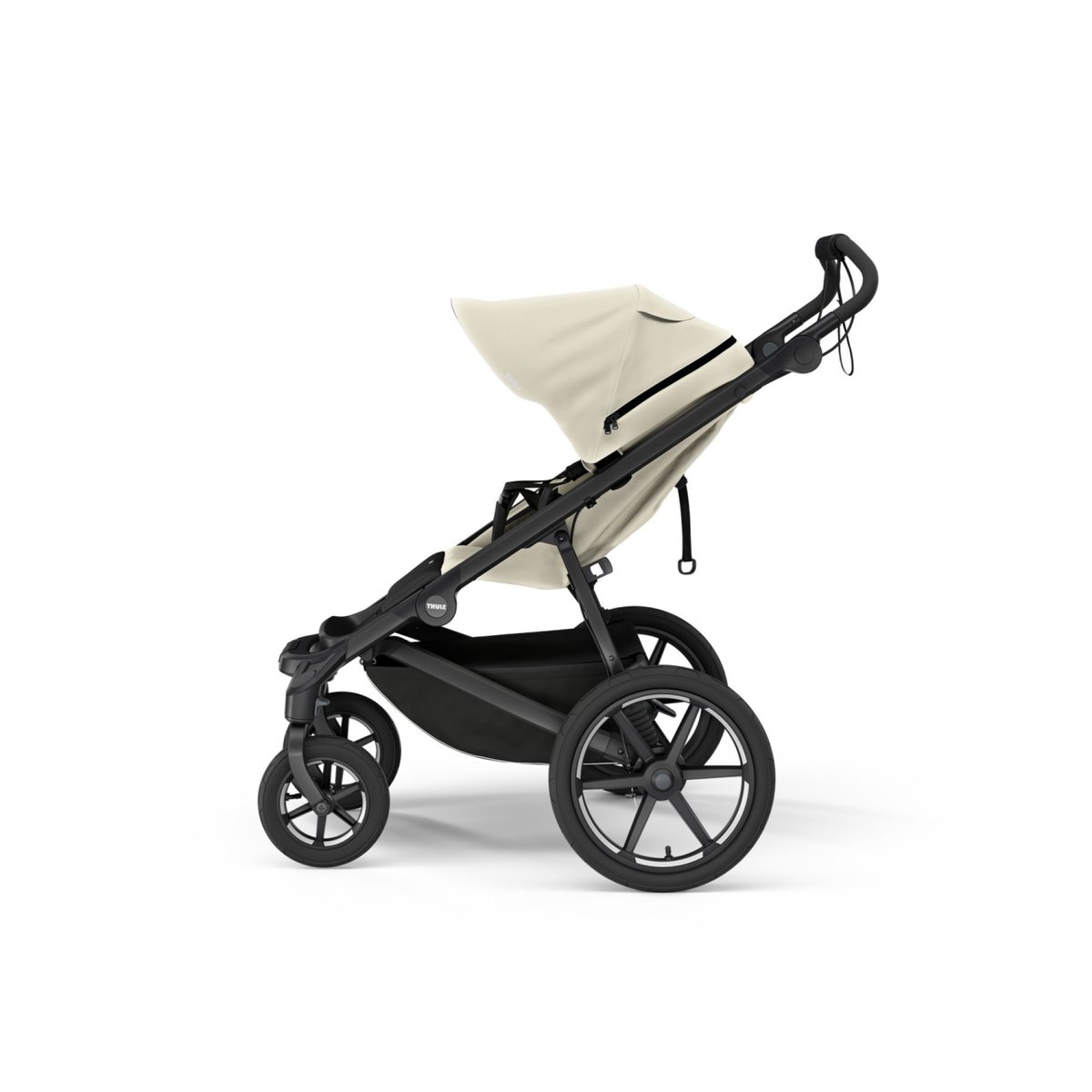 Poussette duo Urban Glide 4 + nacelle Urban Glide beige, THULE