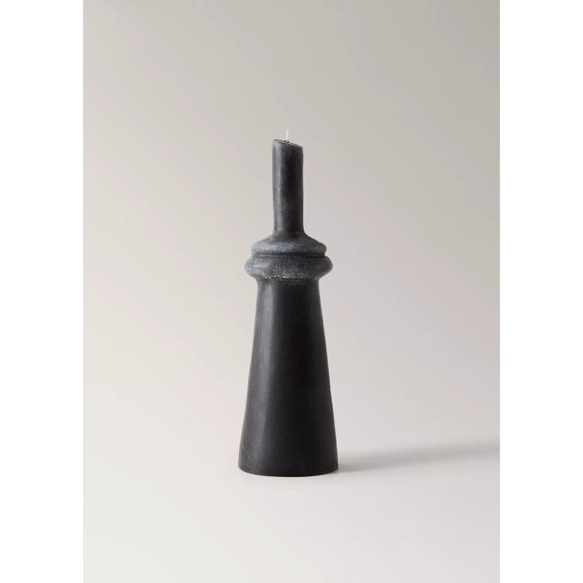 Bougie décorative tour gris anthracite, MANGO HOME