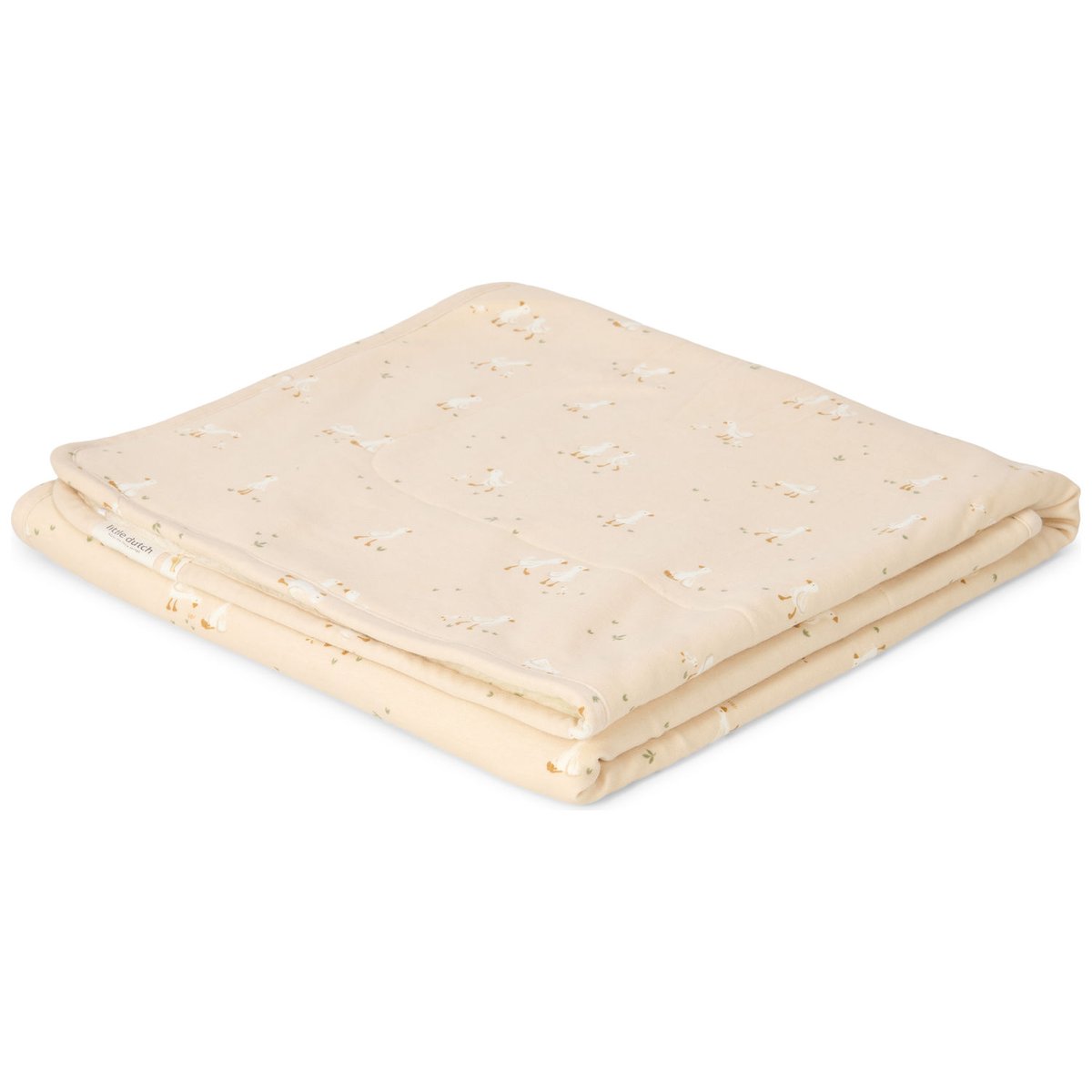 Couverture bébé blanc, beige, LITTLE DUTCH
