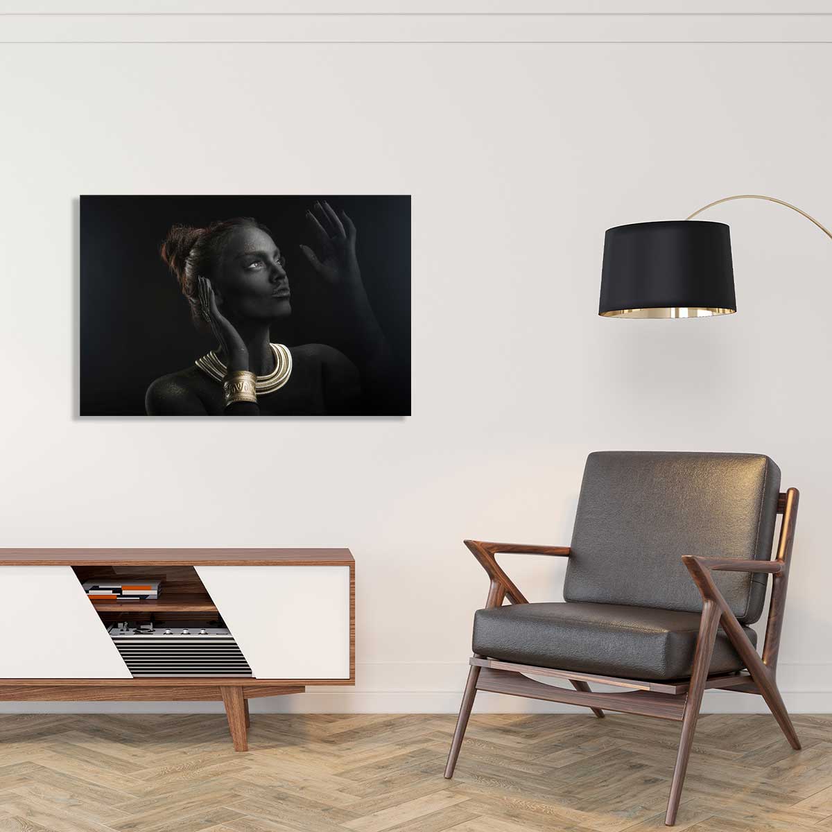 Tableau d'art sofia tableau alu dibond, HEXOA