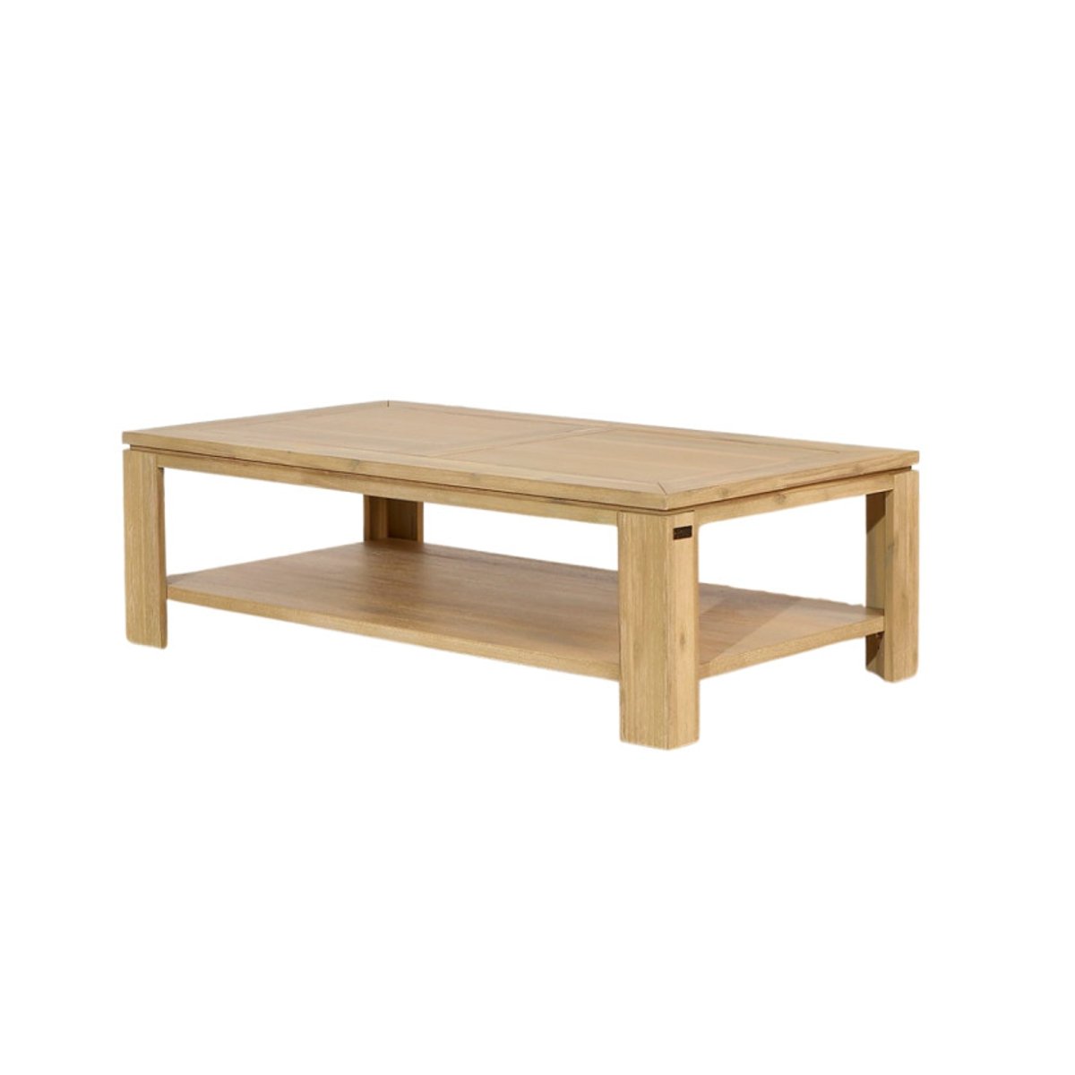 Table basse rectangulaire en acacia ENZO beige, ROBIN DES BOIS