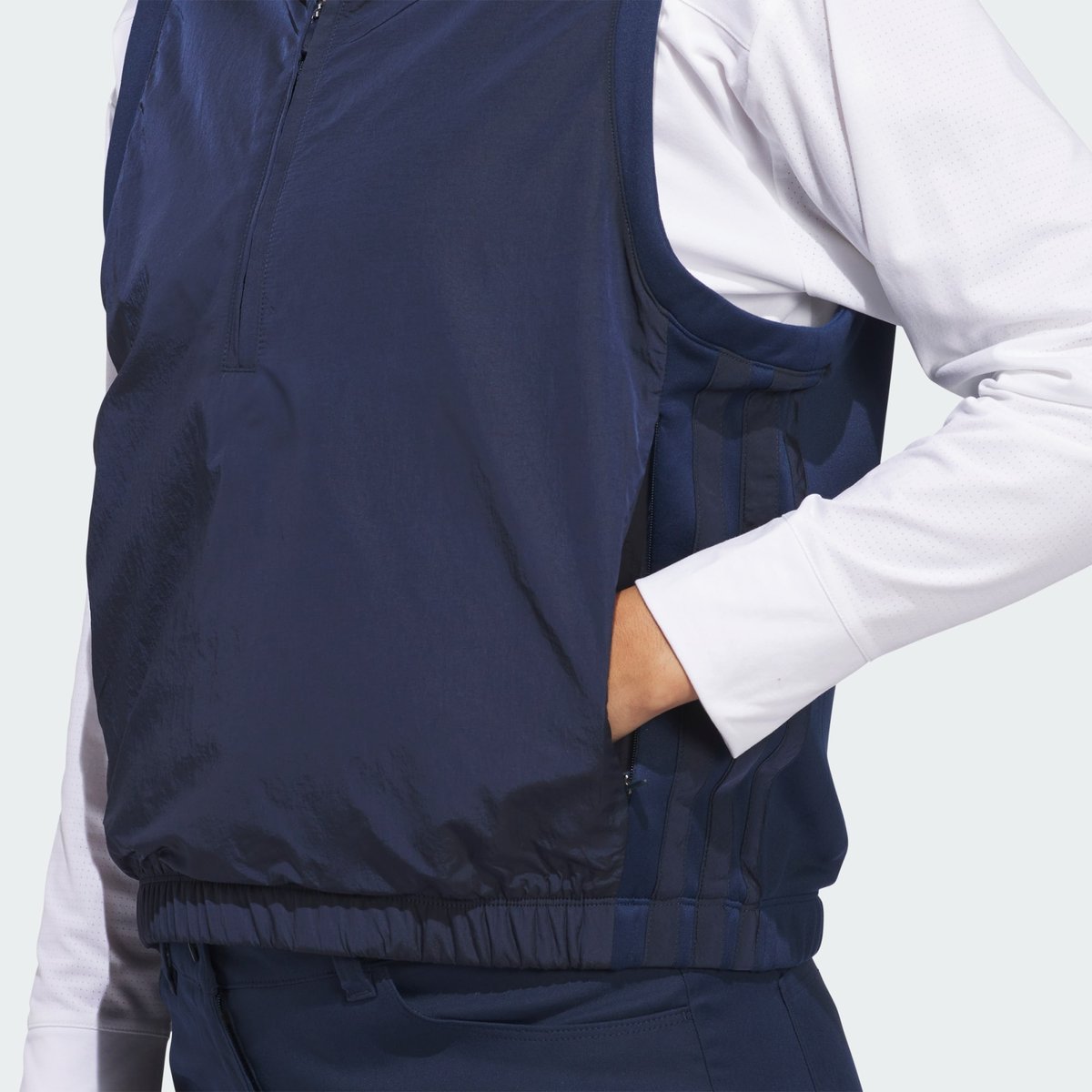 Veste Sans Manches Ample Demi-Zip Climawarm Beyond The Course Veste Sans Manches Ample Demi-Zip Climawarm Beyond The Course collegiate navy, adidas Performance