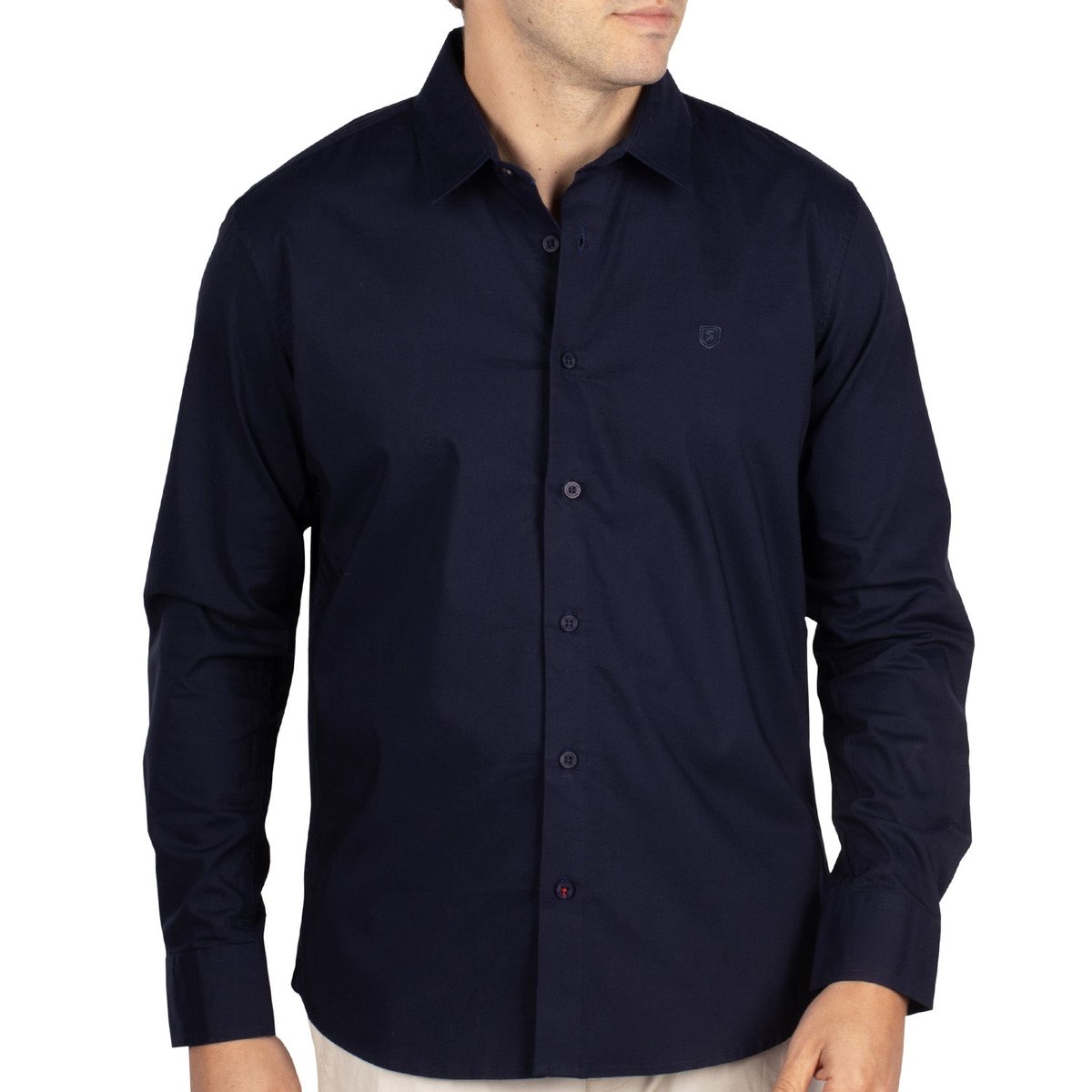 Chemise Unie Chic navy, SHILTON