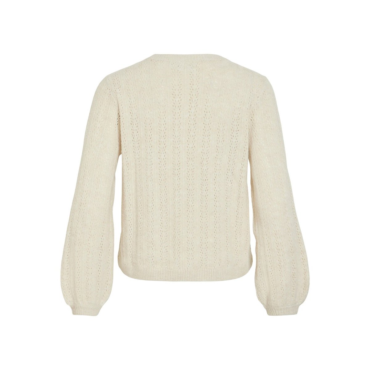 Openwork Crew Neck Jumper ecru , VILA