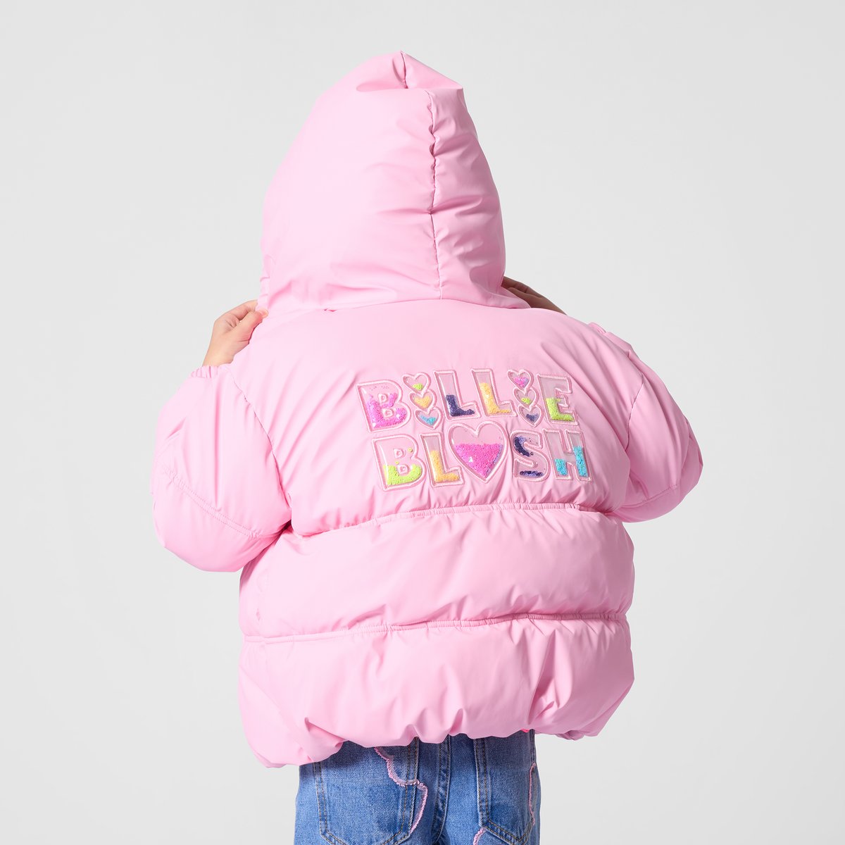 Doudoune à capuche love potion, BILLIEBLUSH
