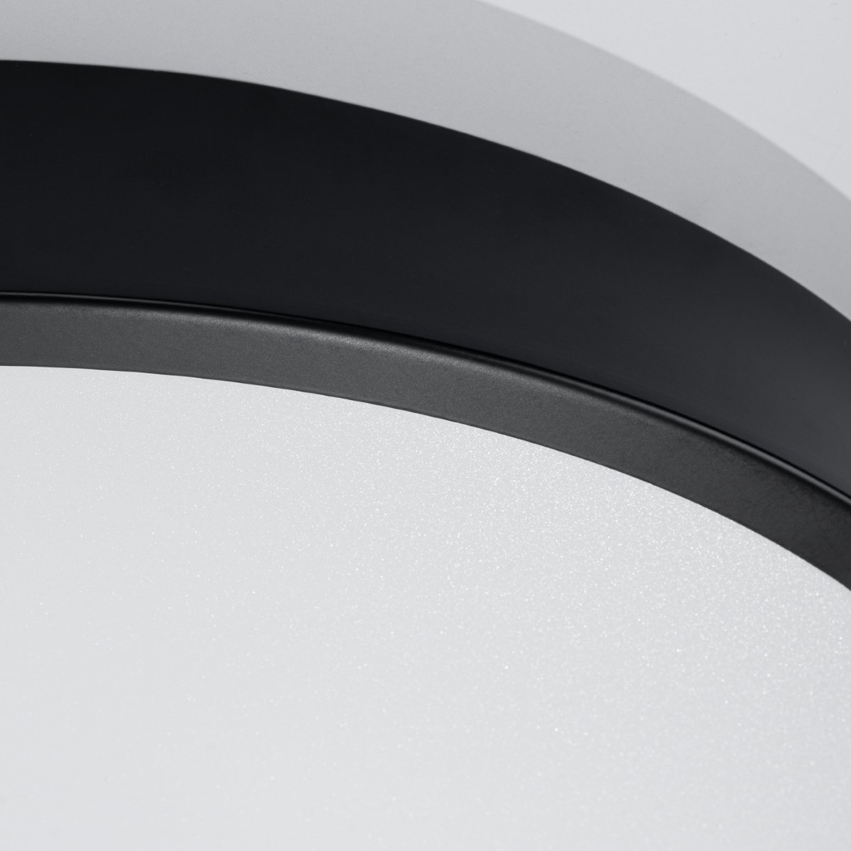 Plafonnier Aluminium Noir LED 1 Onyx 40 noir, EDEN
