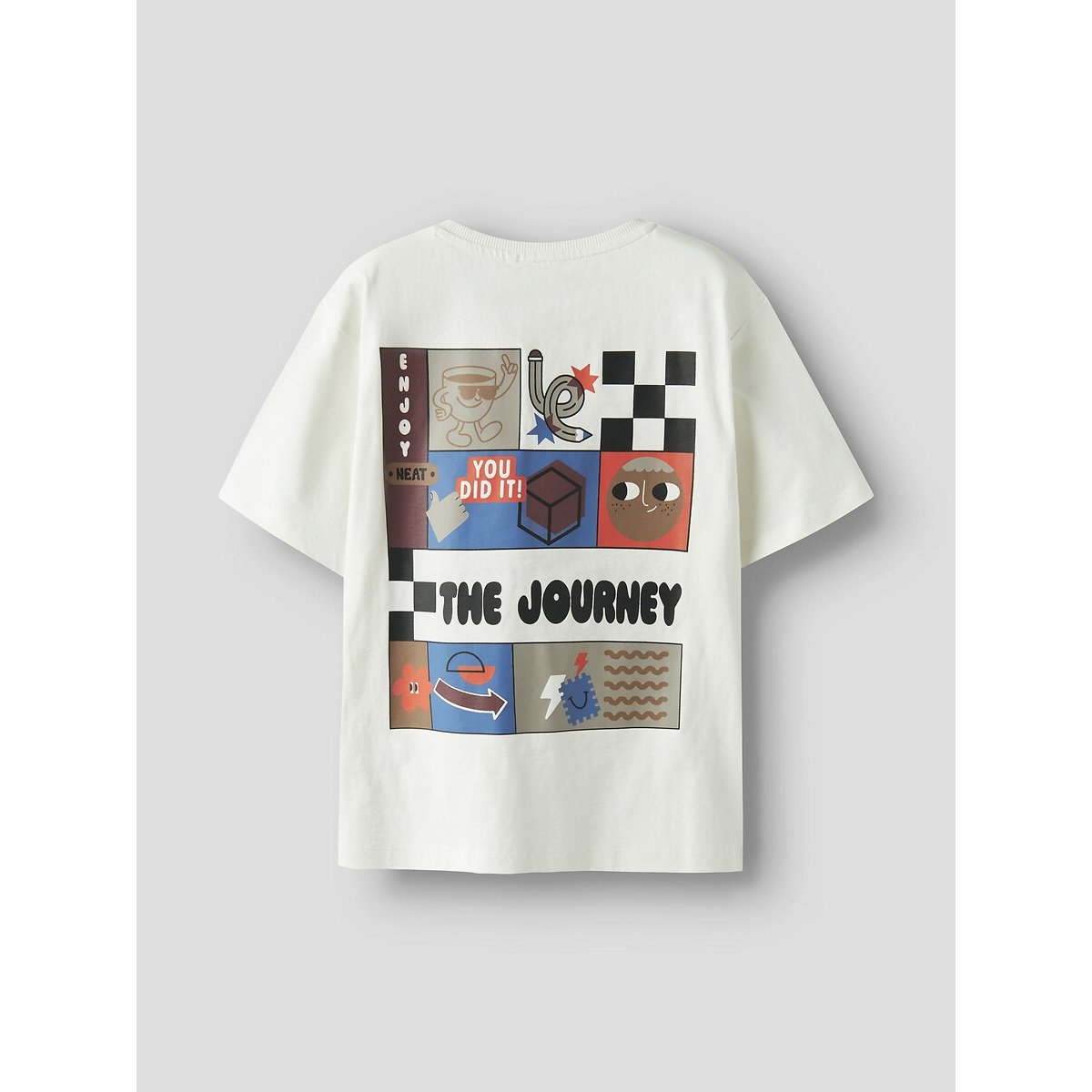 T-shirt met korte mouwen wit, NAME IT