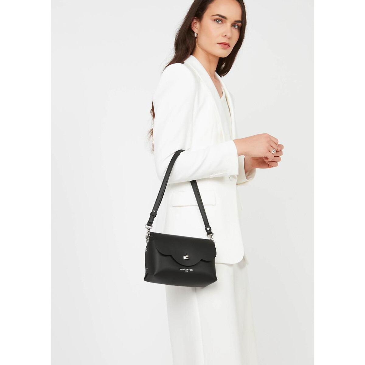 Sac trotteur, Made in France PUR & ELEMENT CITY noir/doré, LANCASTER