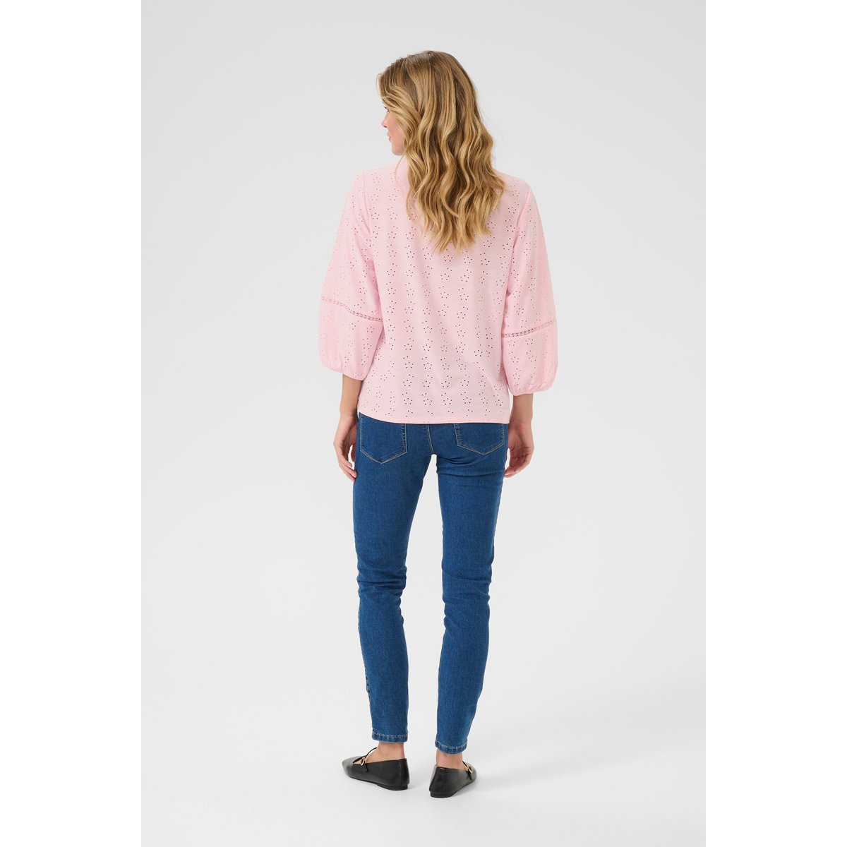 Blouse with long sleeve rose lotus cc, KAFFE