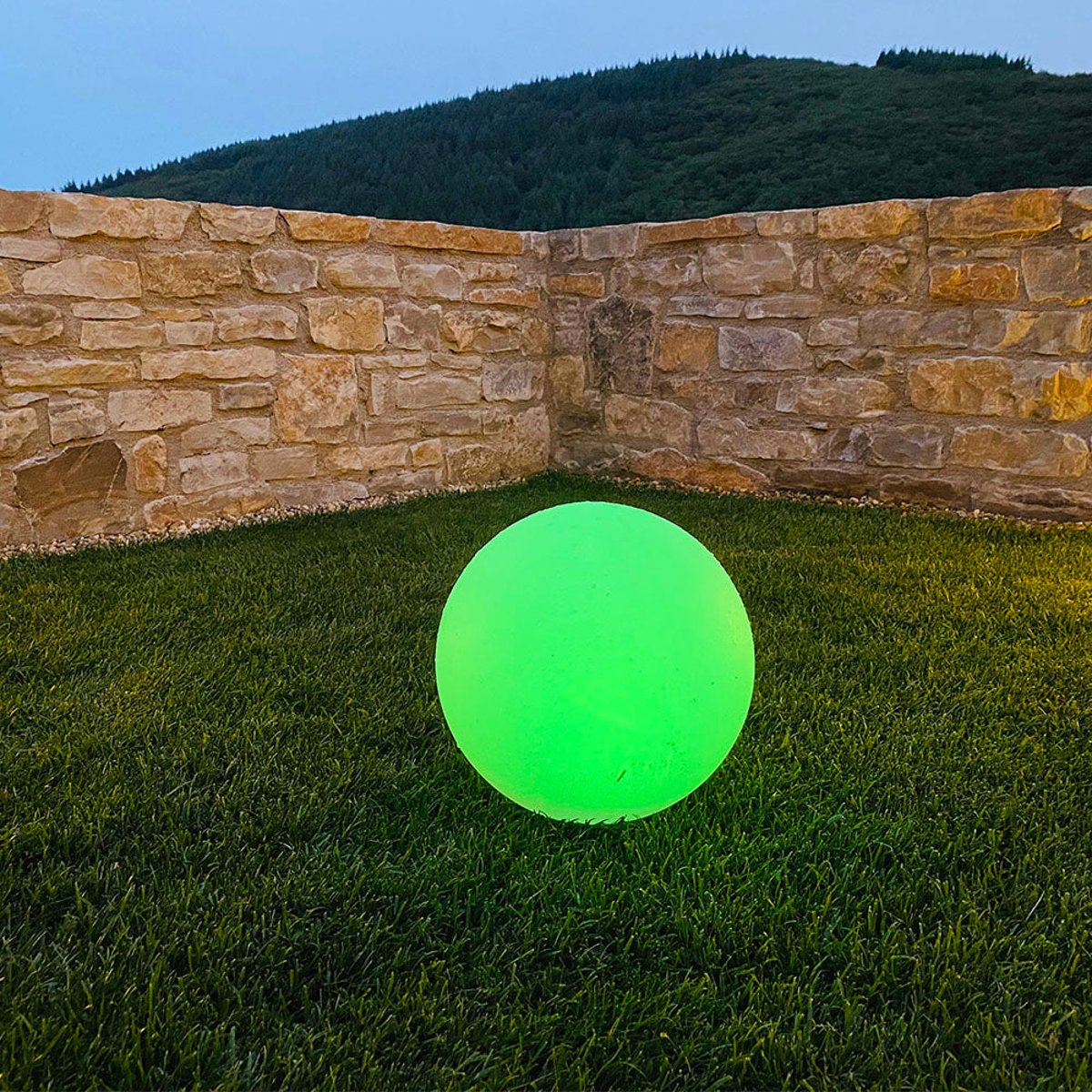 Lot de 2 boules lumineuses solaires 2x SOLSTY C30 blanc, LUMISKY