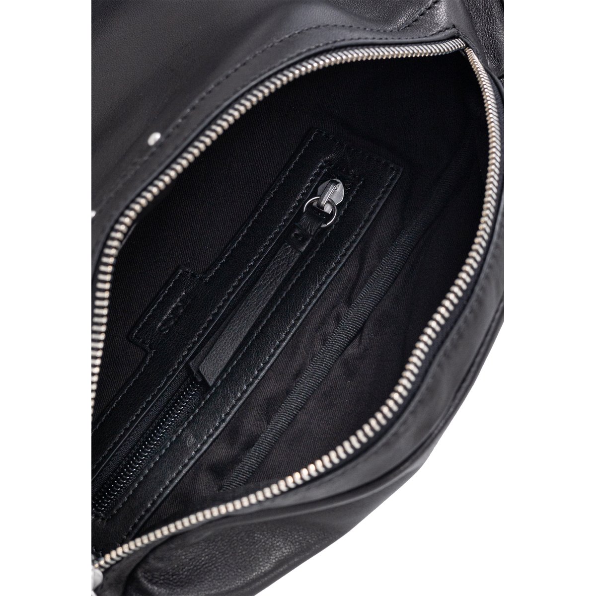 Sac banane cuir 1440 noir, IKKS