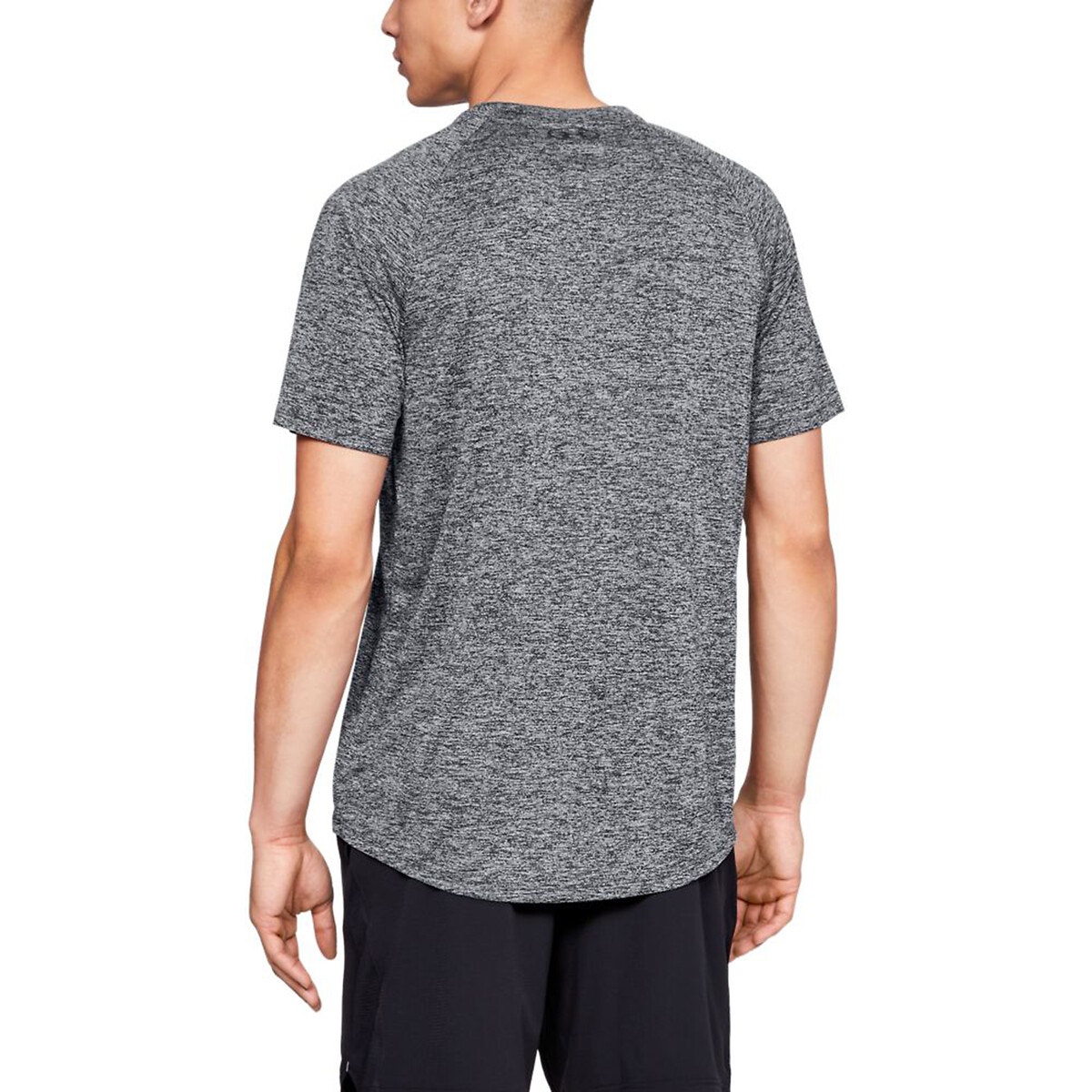 T-shirt Tech Col Rond Manches Courtes gris, UNDER ARMOUR