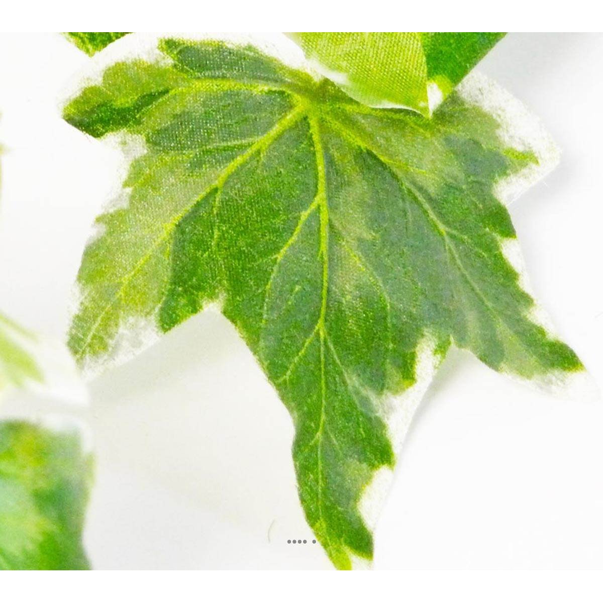 Guirlande de lierre artificiel L190 cm blanc-vert, ARTIFICIELLES