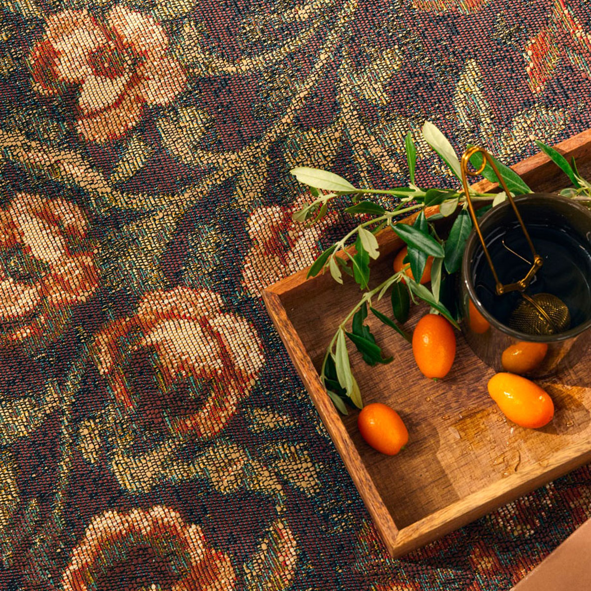 Tapis extérieur fleuris LIDO multicolore, NAZAR RUGS