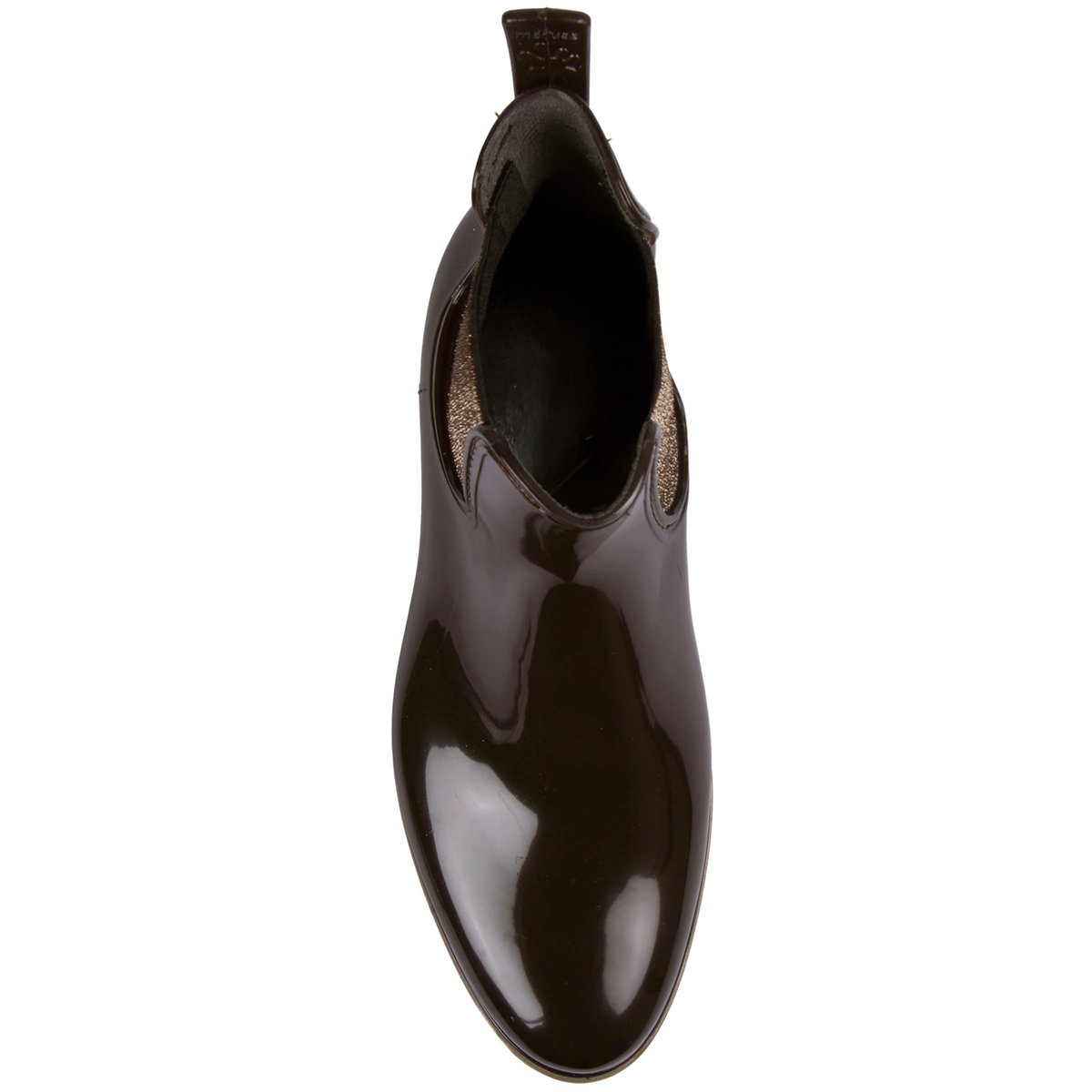 Bottines de pluie crantées marron/beige, JULES & JENN