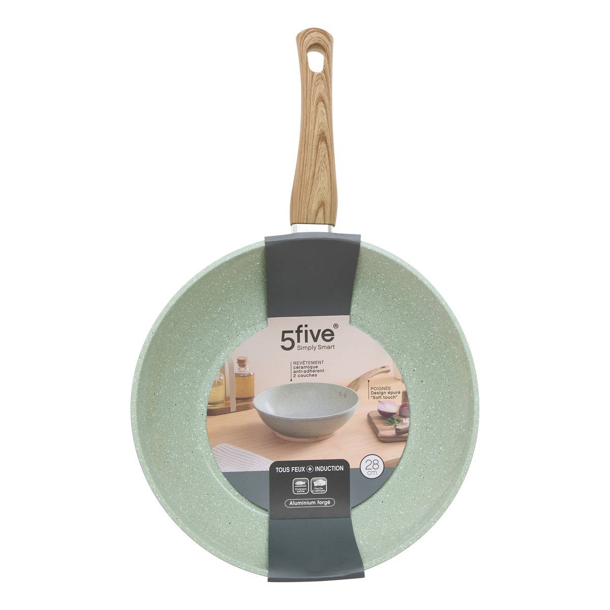 Wok ESSENTIELS green, 5FIVE SIMPLY SMART
