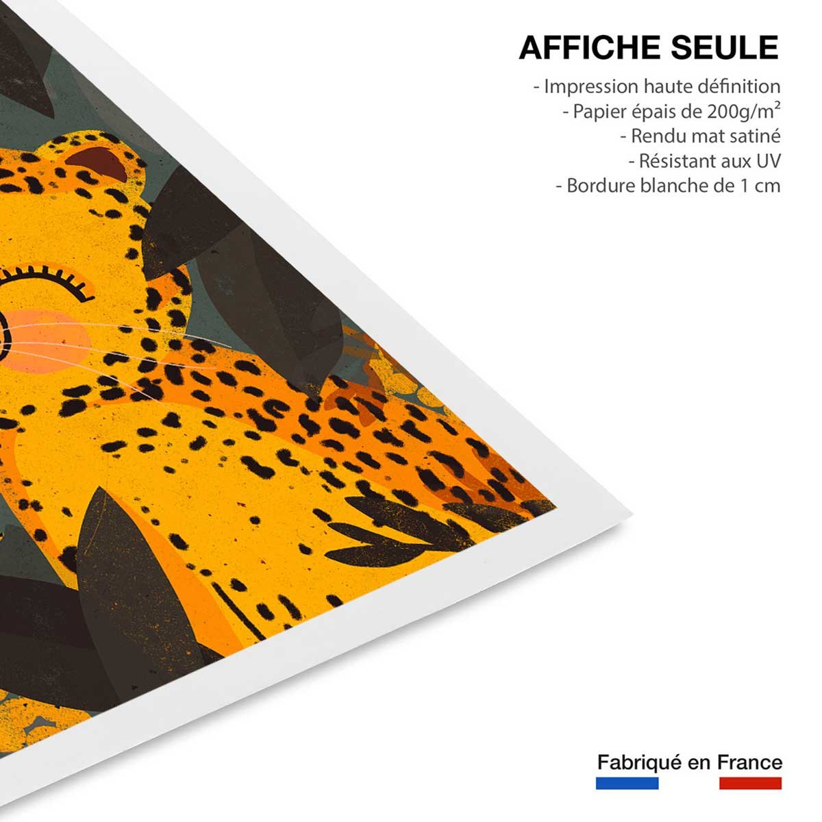 Affiche enfant petit léo affiche seule, HEXOA