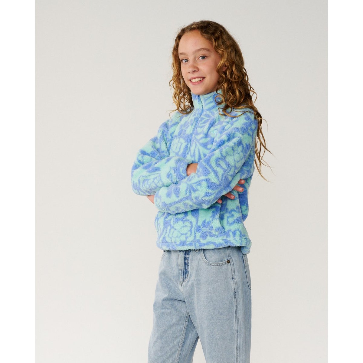 Polaire 1/4 zippé PACIFIC DREAMS ocean, RIP CURL