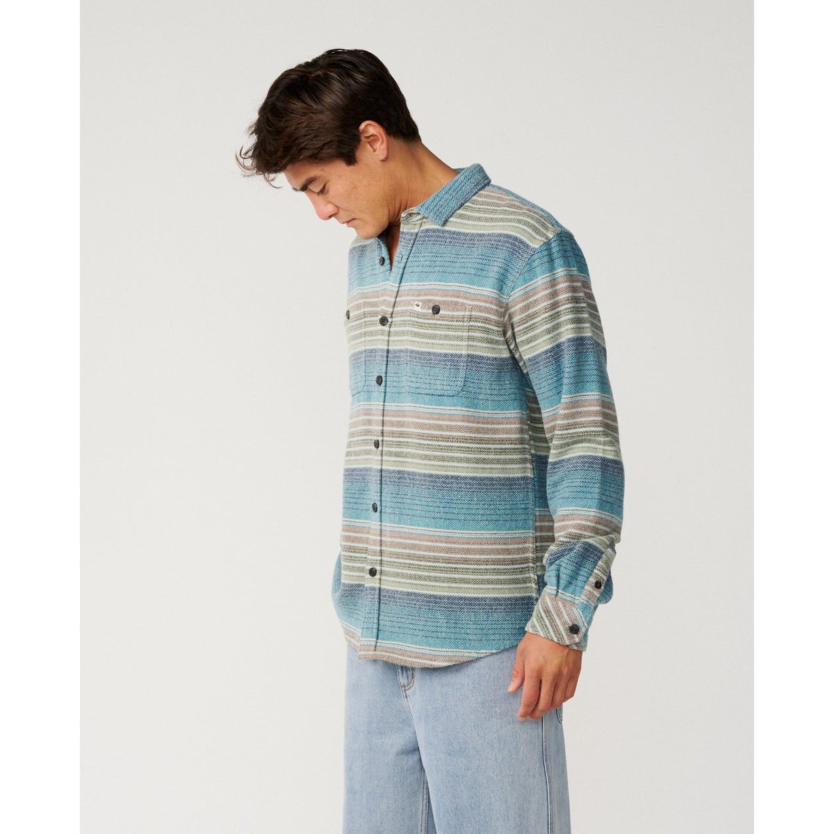 Chemise en flannelle CLASSIC SURF Baja dusty jade, RIP CURL
