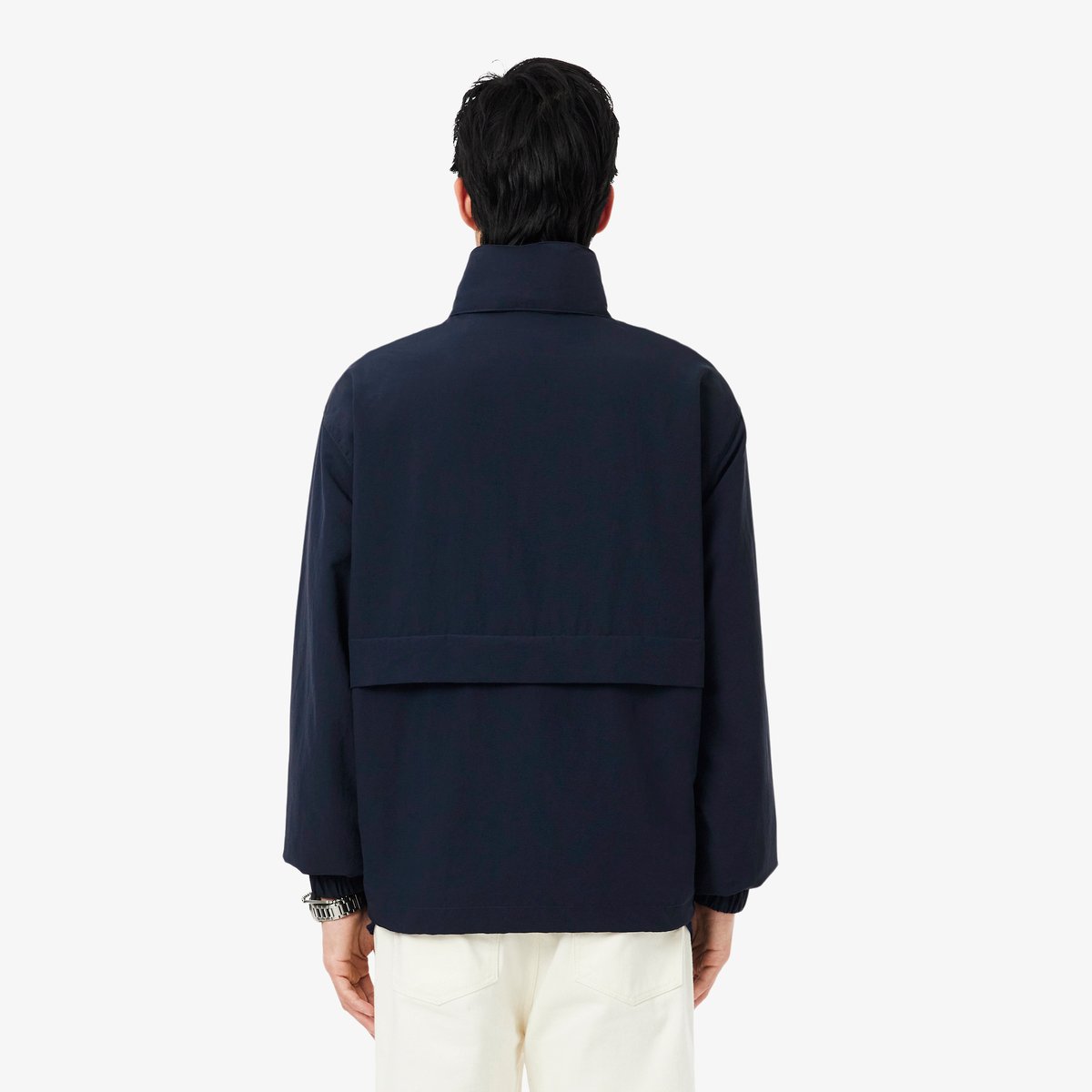 Coupe-vent nylon technique déperlant bleu-hde, LACOSTE