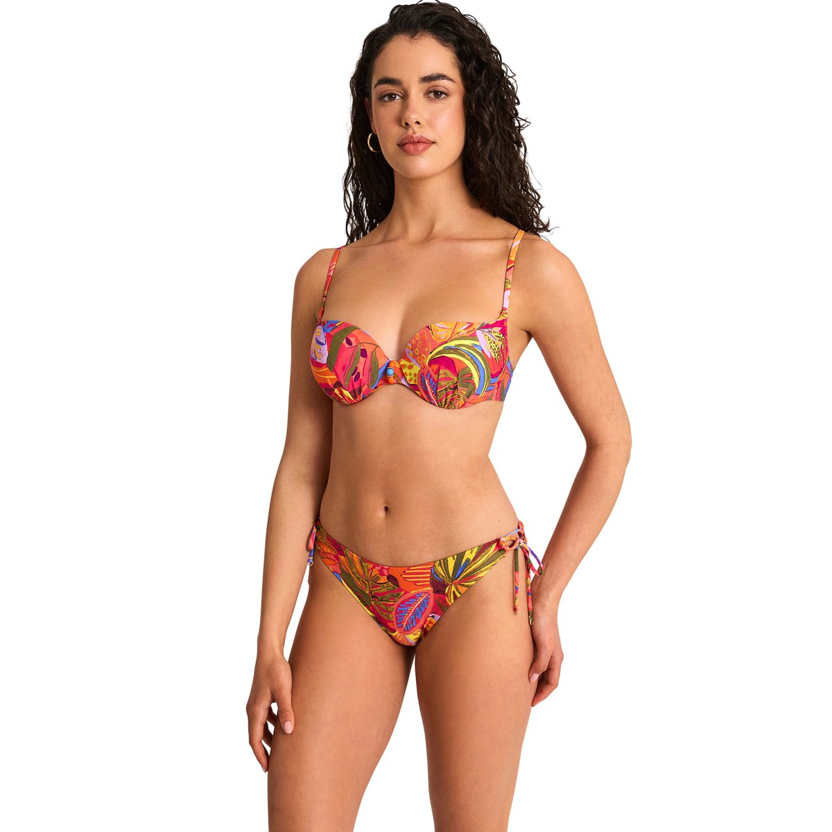 Haut maillot de bain préformé armaturé SUNSET orange, SELMARK MARE
