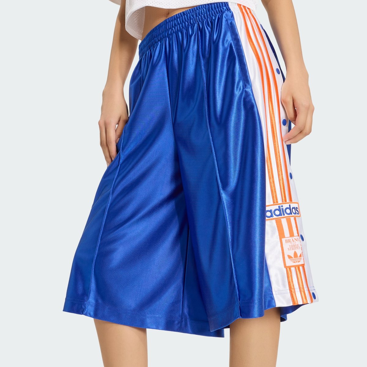 Short Adibreak Coupe Longue bold blue / white / orange, adidas Originals