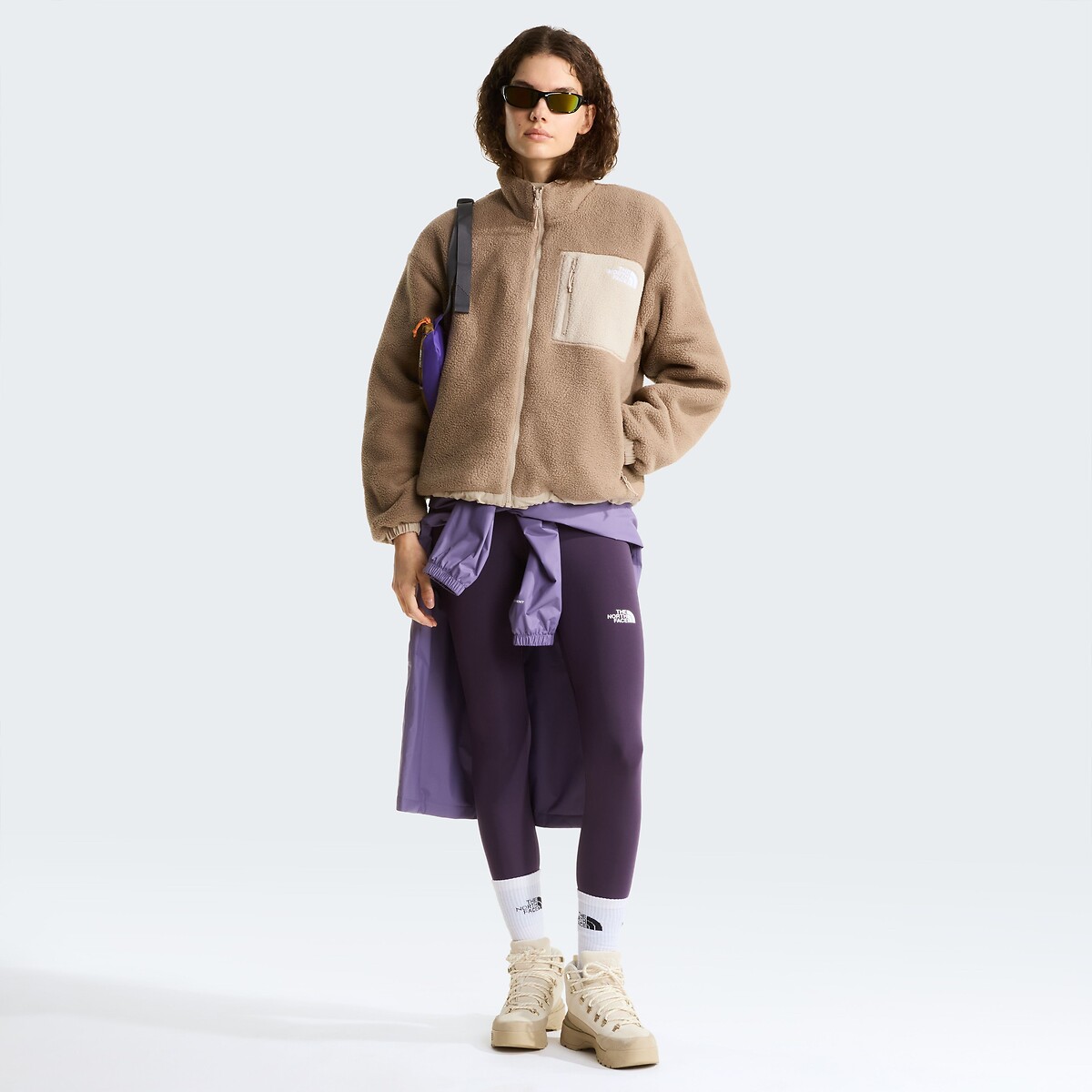 Veste polaire reversible, YUMIORI taupe, THE NORTH FACE