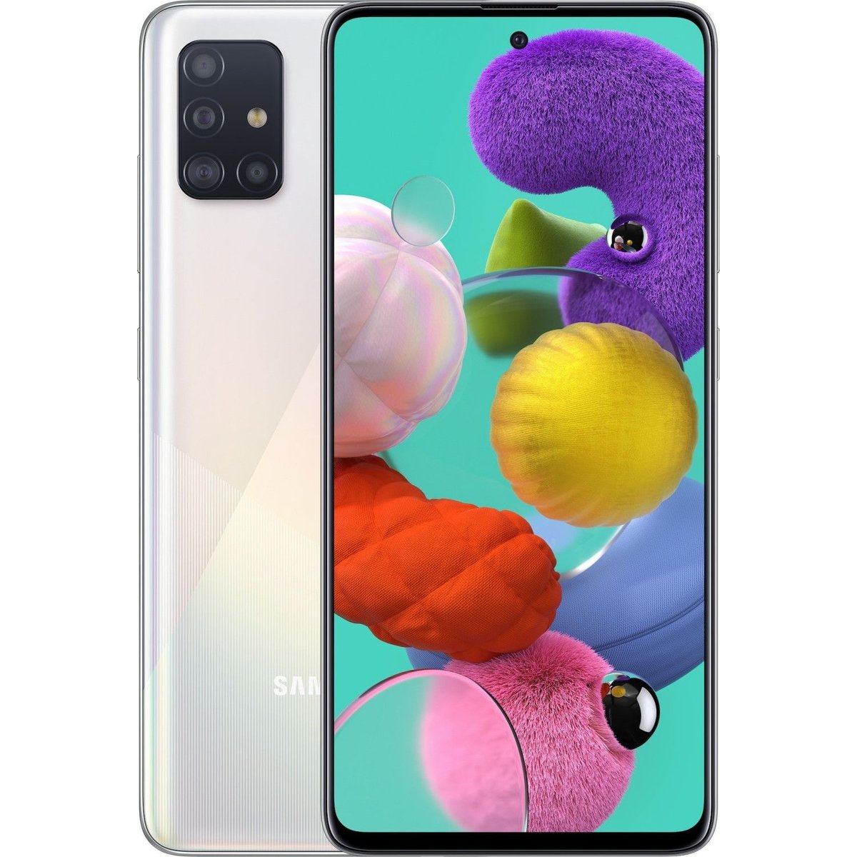 Smartphone Galaxy A51 (Dual SIM) blanc prismatique - bon état, SAMSUNG