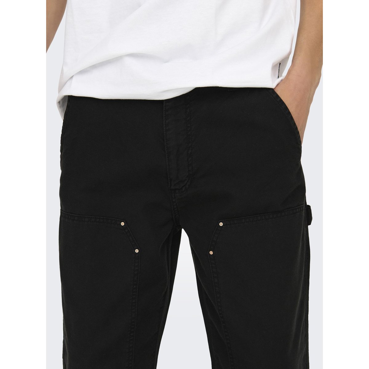 Pantalon À Jambe Large noire - black, ONLY & SONS