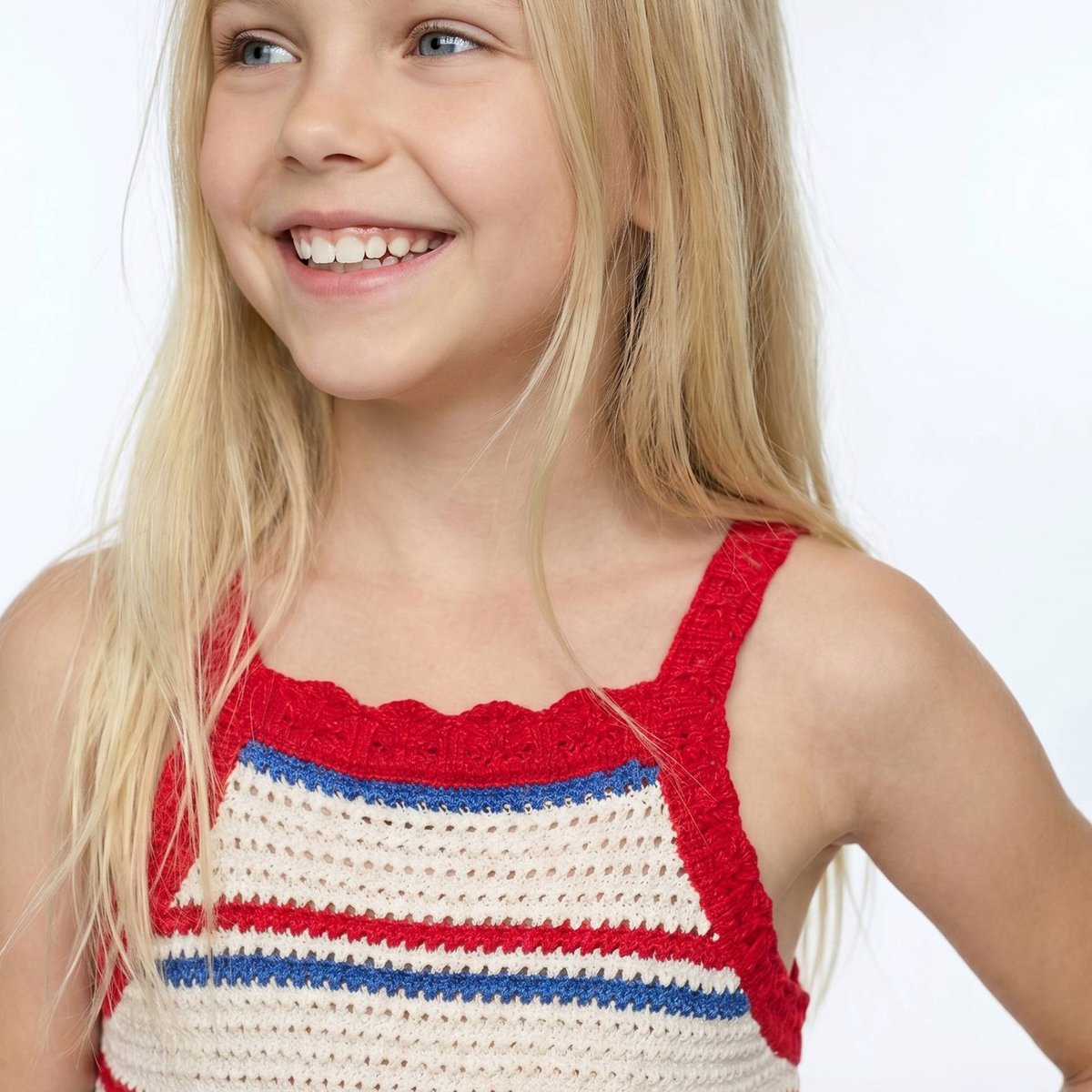 Top en crochet butter cream, MONOPRIX