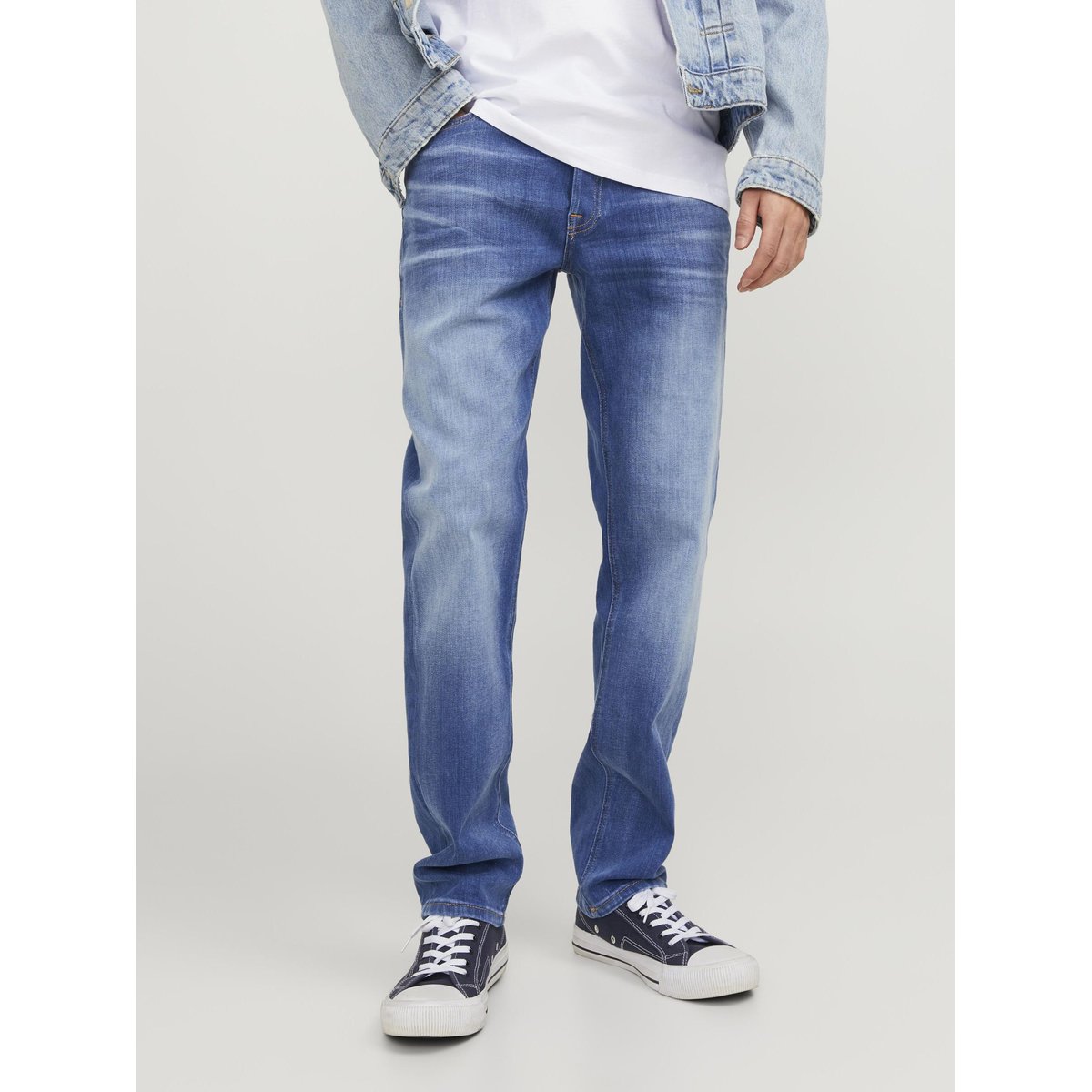 Jean Coupe Tapered blue denim 1, JACK & JONES