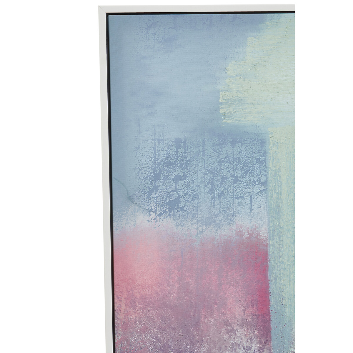 123 x 83cm Water Colour Effect Wall Art white, SO'HOME