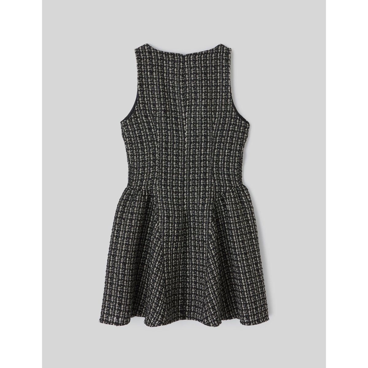 Robe en tweed noir, BZB