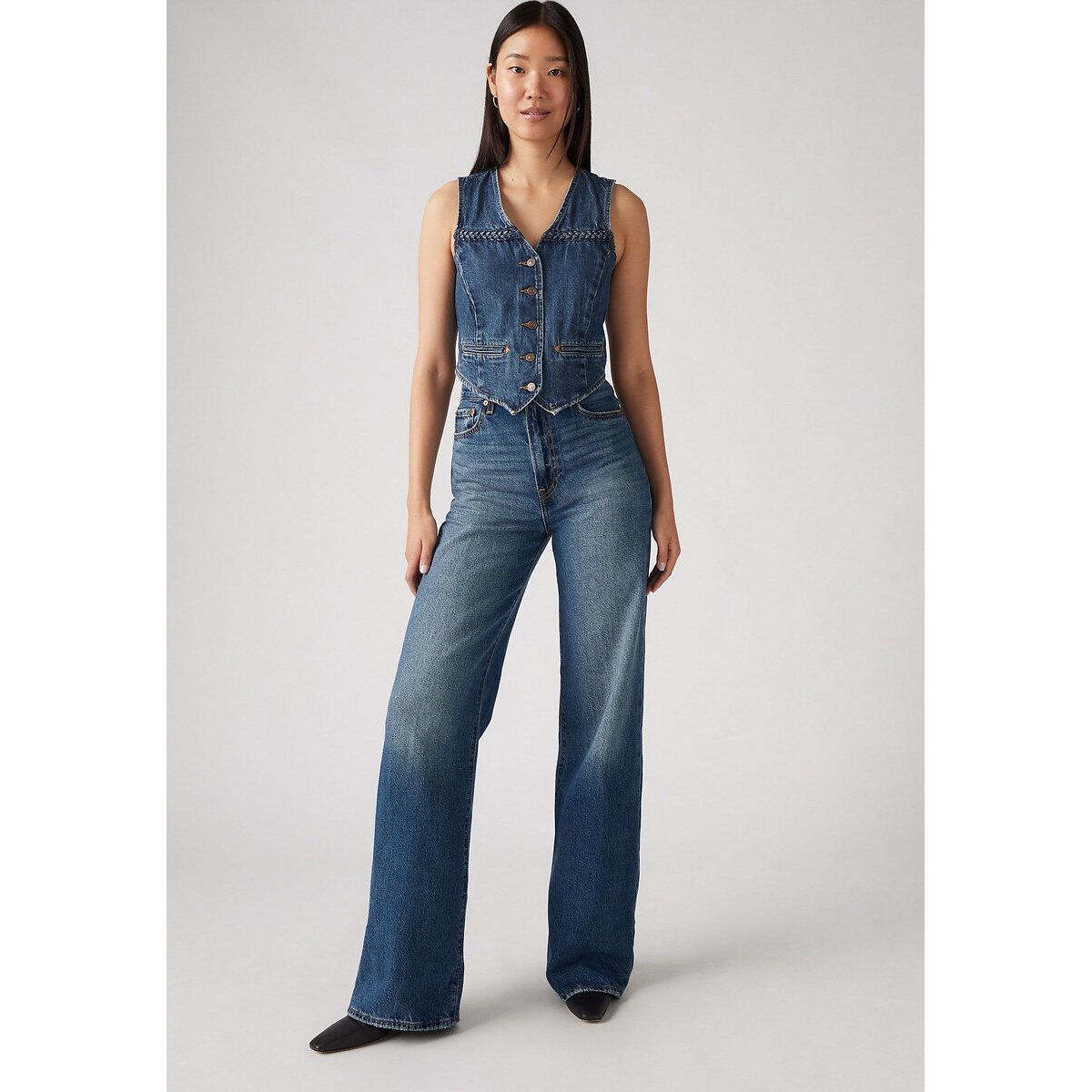 Jeans Ribcage Wide Leg polar perimeter, LEVI'S