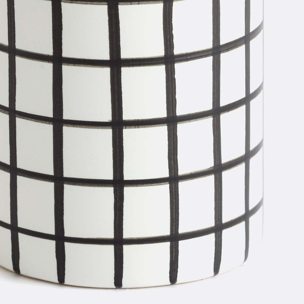 Vase en céramique H25 cm, Adamo noir/blanc, LA REDOUTE INTERIEURS