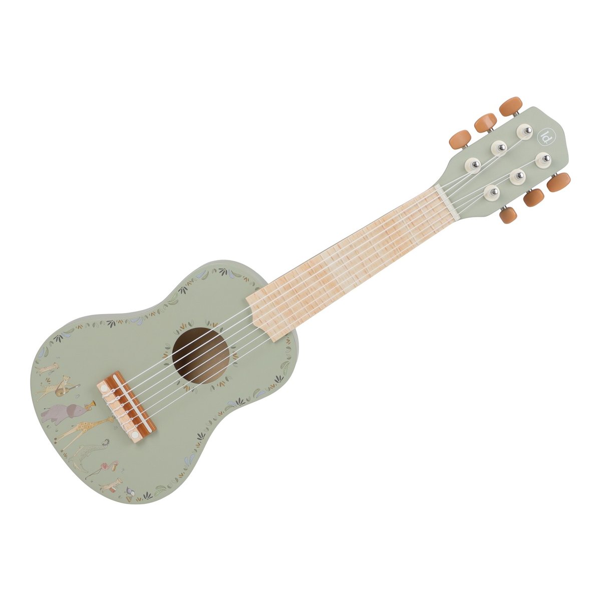 Guitare vert,bois, LITTLE DUTCH