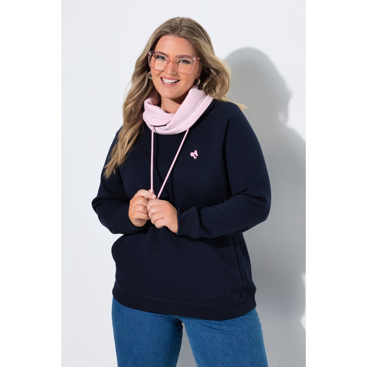 Sweat-shirt marine, ULLA POPKEN
