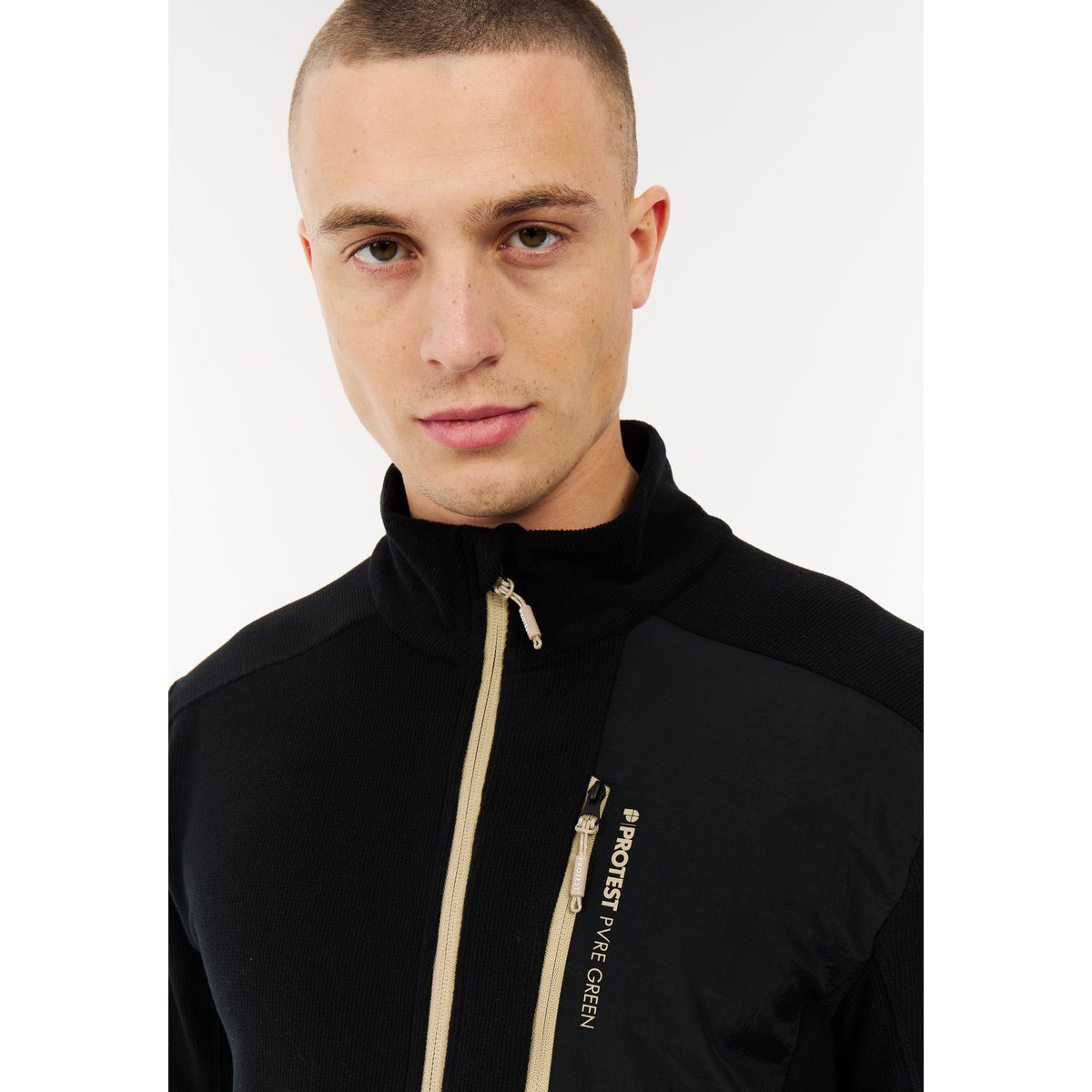 Haut entièrement zippé PRTPALLAS true black, PROTEST