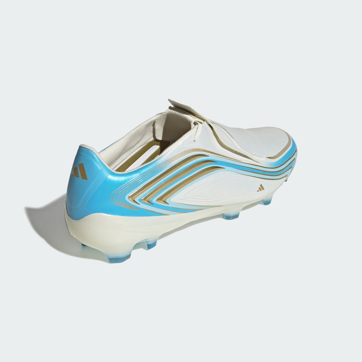 Chaussure De Football F50 Messi Pro Terrain Souple Chaussure De Football F50 Messi Pro Terrain Souple ivory / semi blue burst / icey blue, adidas Performance