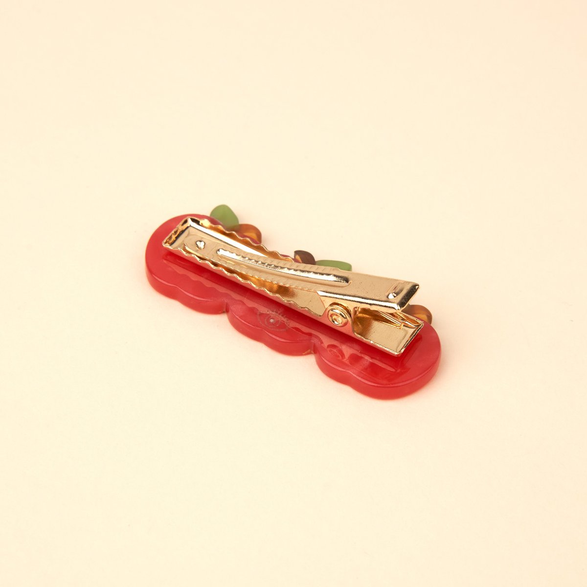 Barrette POMME rouge, COUCOU SUZETTE
