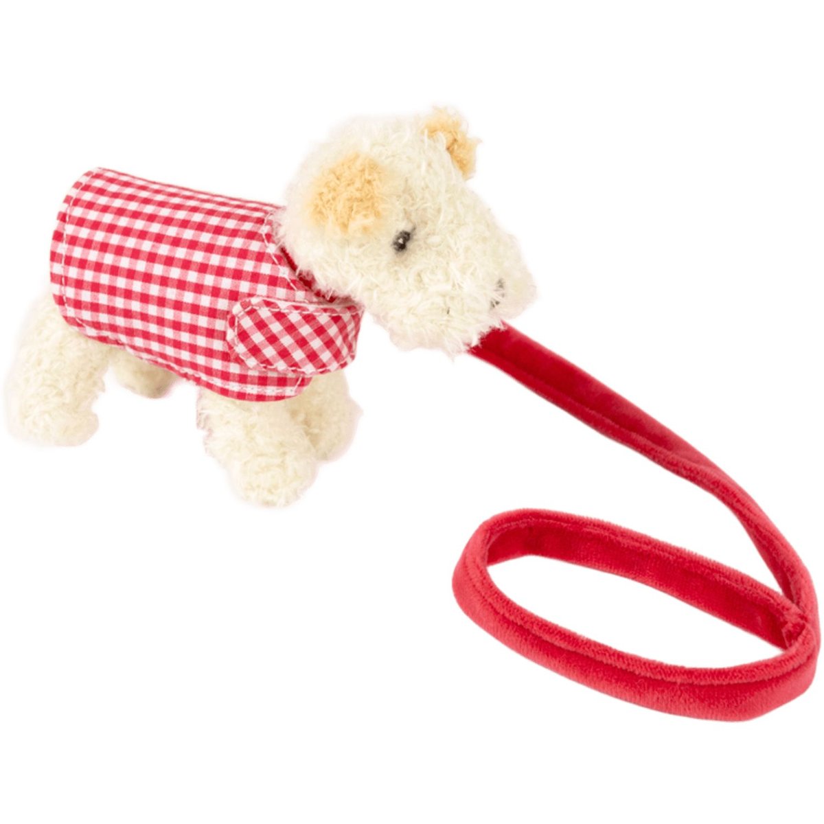 Eliot le chien beige, rouge, blanc, EGMONT TOYS