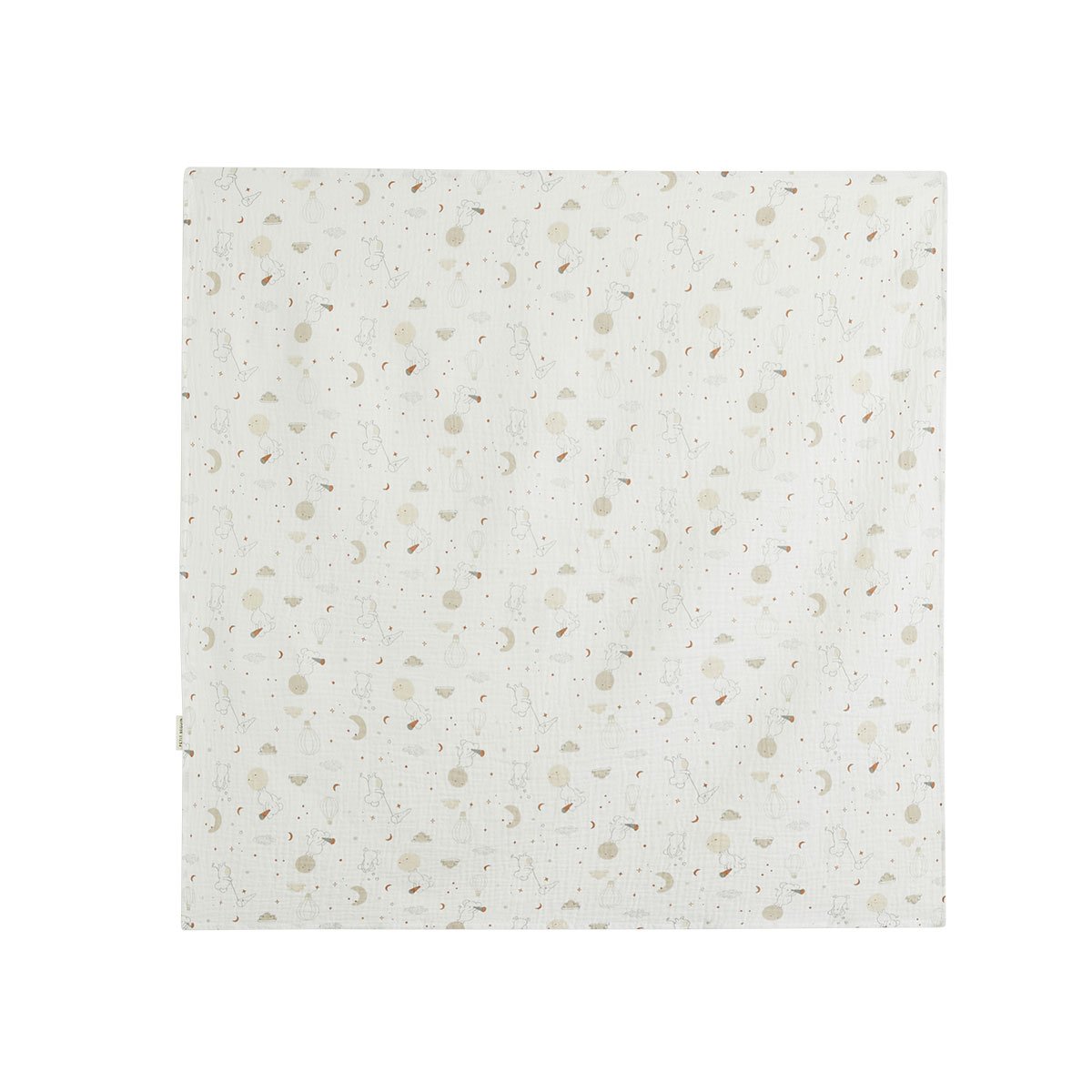 Lot de 2 langes Eliah marron, PETIT BEGUIN