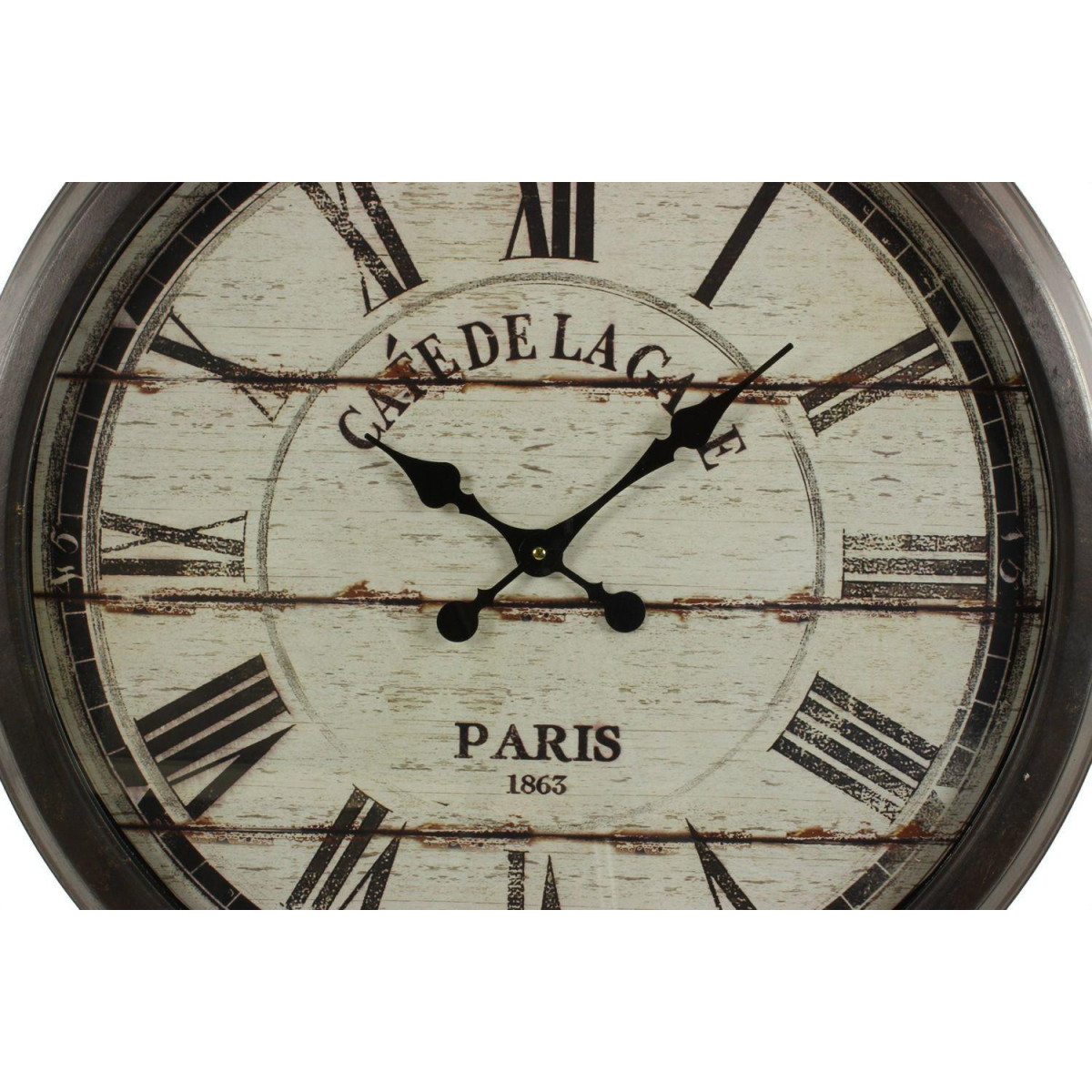 Grande horloge ancienne murale café de la noir, DECORATION D’AUTREFOIS