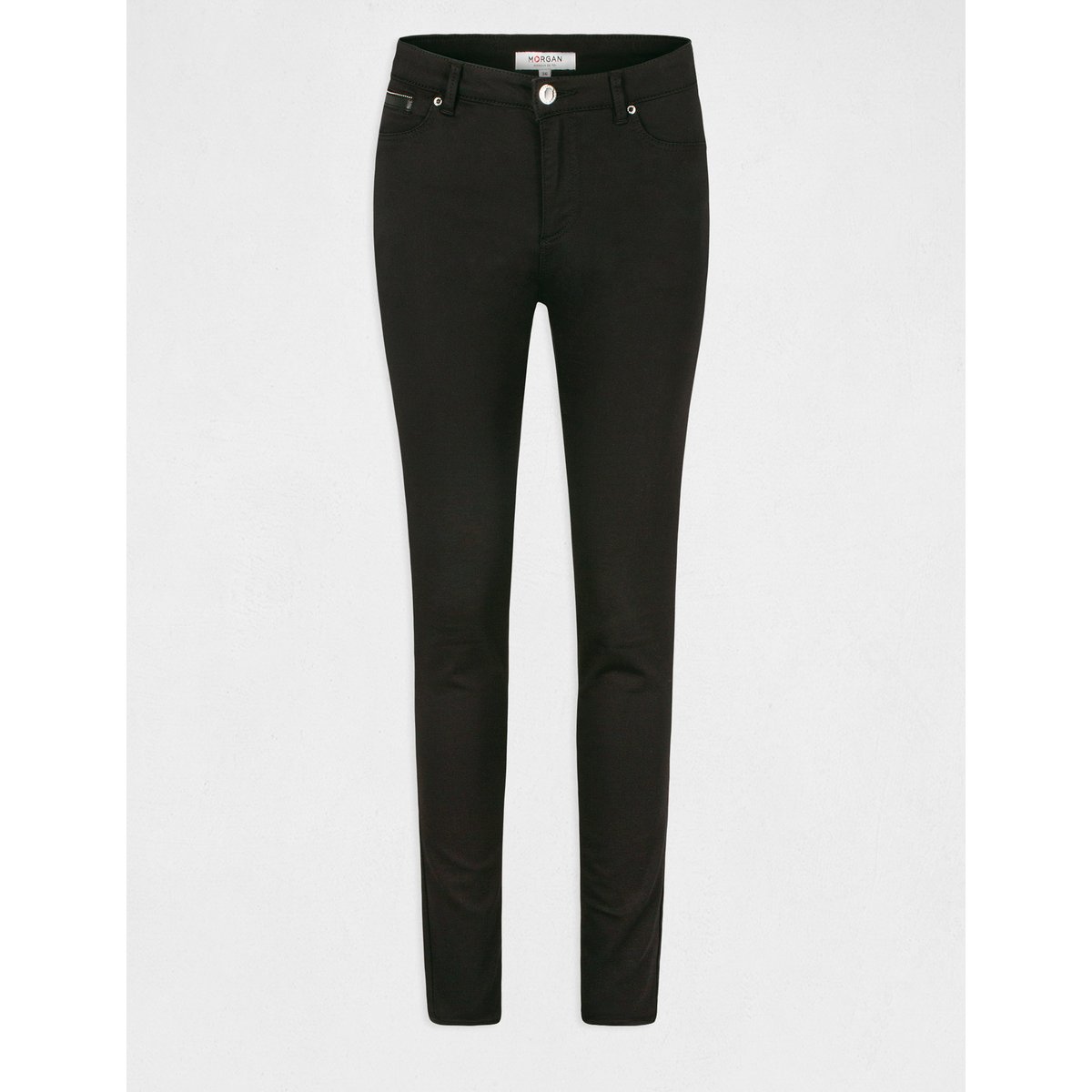 Pantalon slim noir, MORGAN