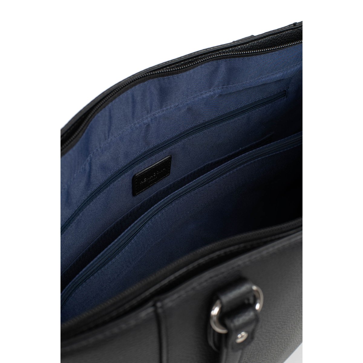 Sac cabas porté épaule STUDY noir, HEXAGONA