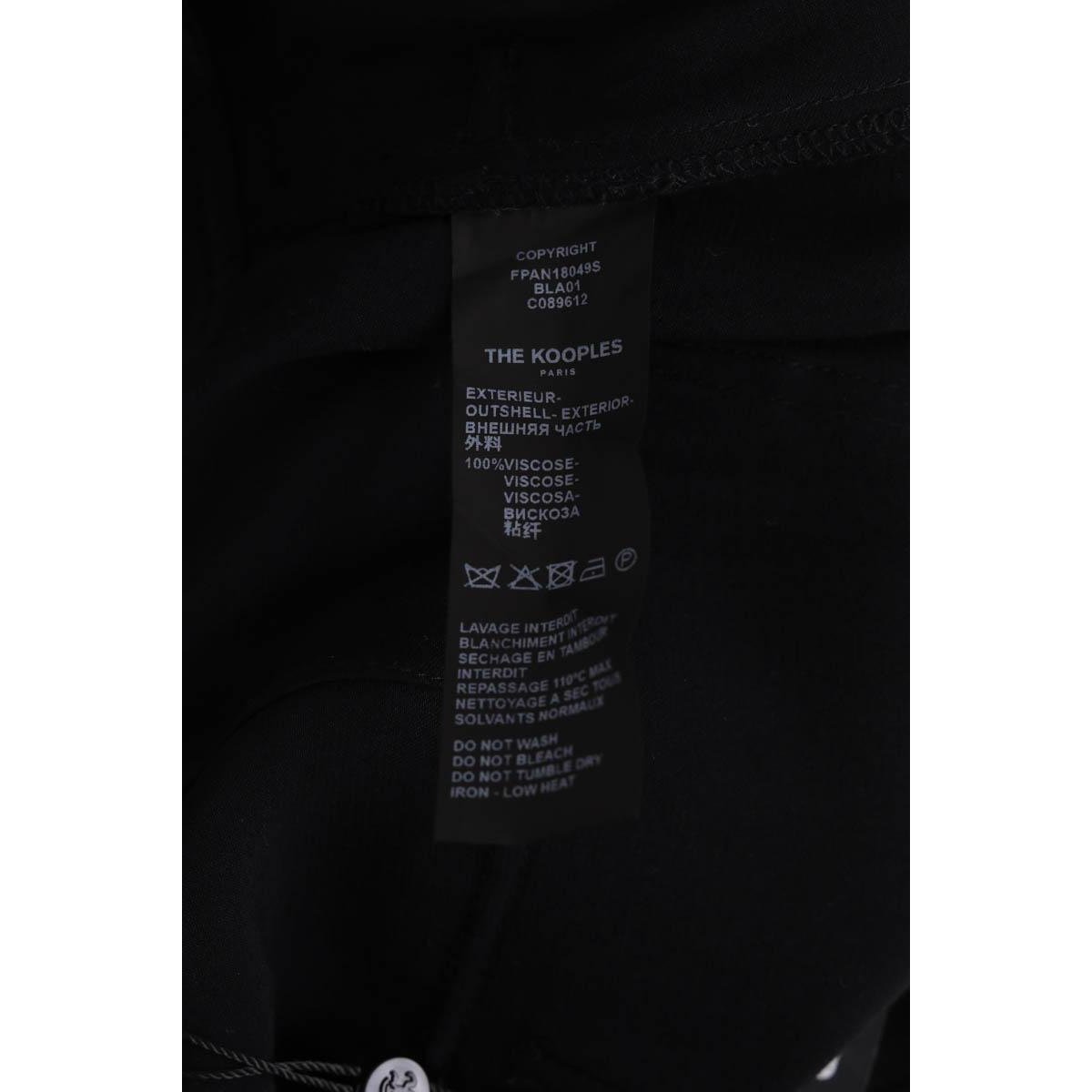 Pantalon droit - Très Bon État noir, THE KOOPLES