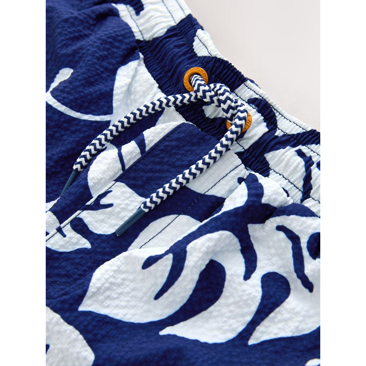 Short de bain imprimé bleu marine, NEXT