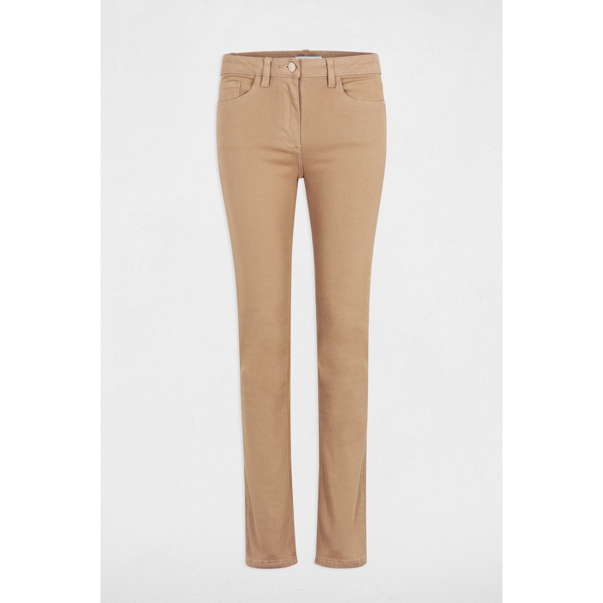 Pantalon droit camel, MORGAN