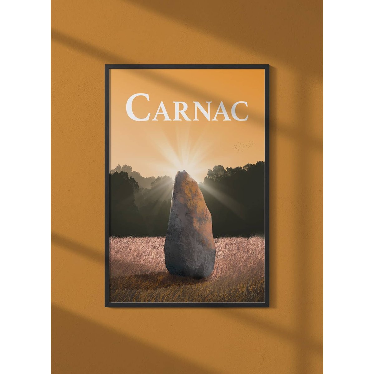 Affiche ville Carnac blanc, L'AFFICHERIE