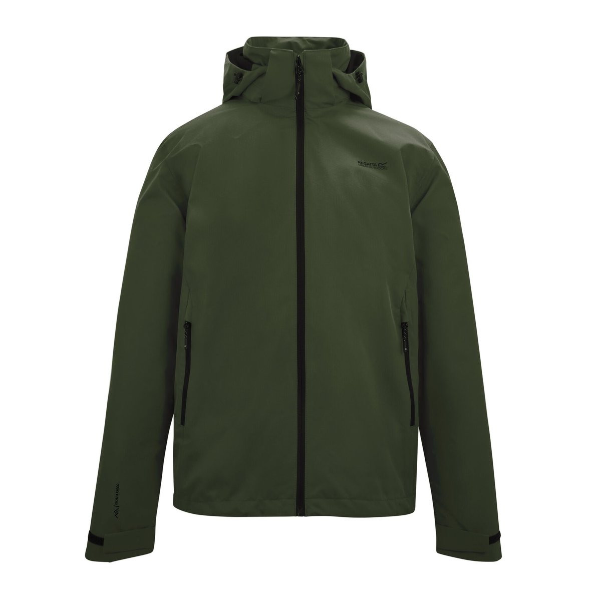 Veste imperméable à capuche OAKHOWE kaki, REGATTA